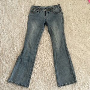 brandy melville low rise flare jeans